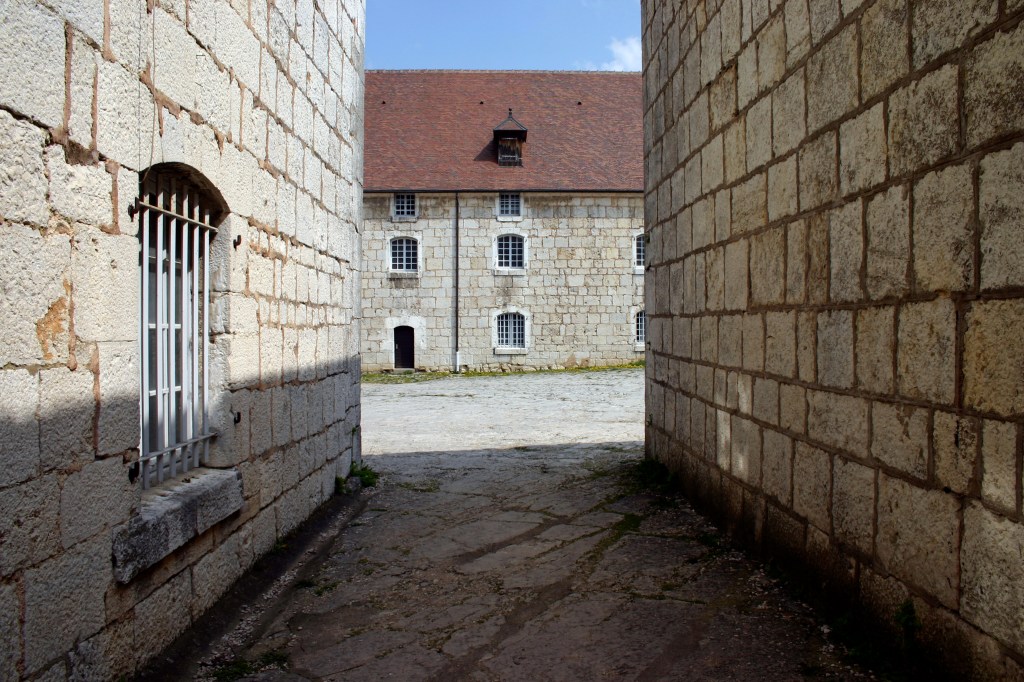 Besançon fortress used as a prison depot. ©Anne Morddel, 2026.
